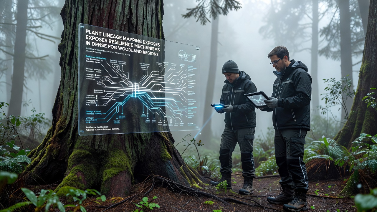 Plant Lineage Mapping Exposes Resilience Mechanisms in Dense Fog Woodland Regions